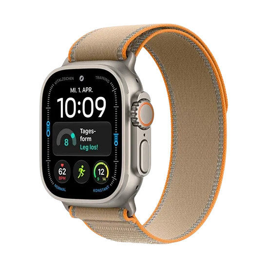 Watch Apple Watch Ultra 4 (2026) 5G 49mm Natural Titanium Case with Sand Trail Loop M/L - Sand