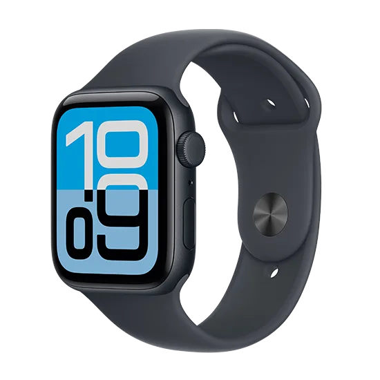 Watch Apple Watch SE 3 (2025) LTE 44mm Midnight Aluminium Case with Sport Band M/L - Midnight