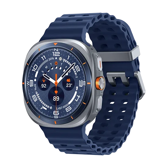Watch Samsung Galaxy Watch Ultra L705 (2025) 47mm LTE Region East - Titanium Blue